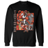 Georgia Peach 3s Sweatshirt Match BER Fighting Boxing - NastyJamz