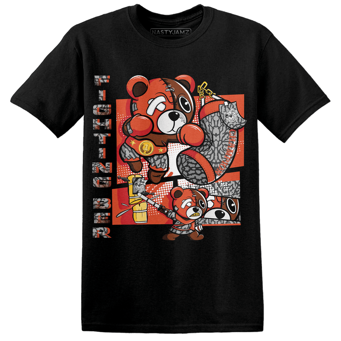 Georgia Peach 3s T Shirt Match BER Fighting Boxing - NastyJamz