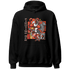 Georgia Peach 3s Hoodie Match BER Fighting Boxing - NastyJamz