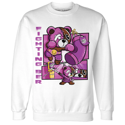 GS Hyper Violet 4s Sweatshirt Match BER Fighting Boxing - NastyJamz
