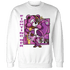 GS Hyper Violet 4s Sweatshirt Match BER Fighting Boxing - NastyJamz