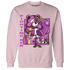 GS Hyper Violet 4s Sweatshirt Match BER Fighting Boxing - NastyJamz