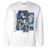 Industrial Blue 4s Sweatshirt Match BER Fighting Boxing - NastyJamz