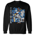 Industrial Blue 4s Sweatshirt Match BER Fighting Boxing - NastyJamz