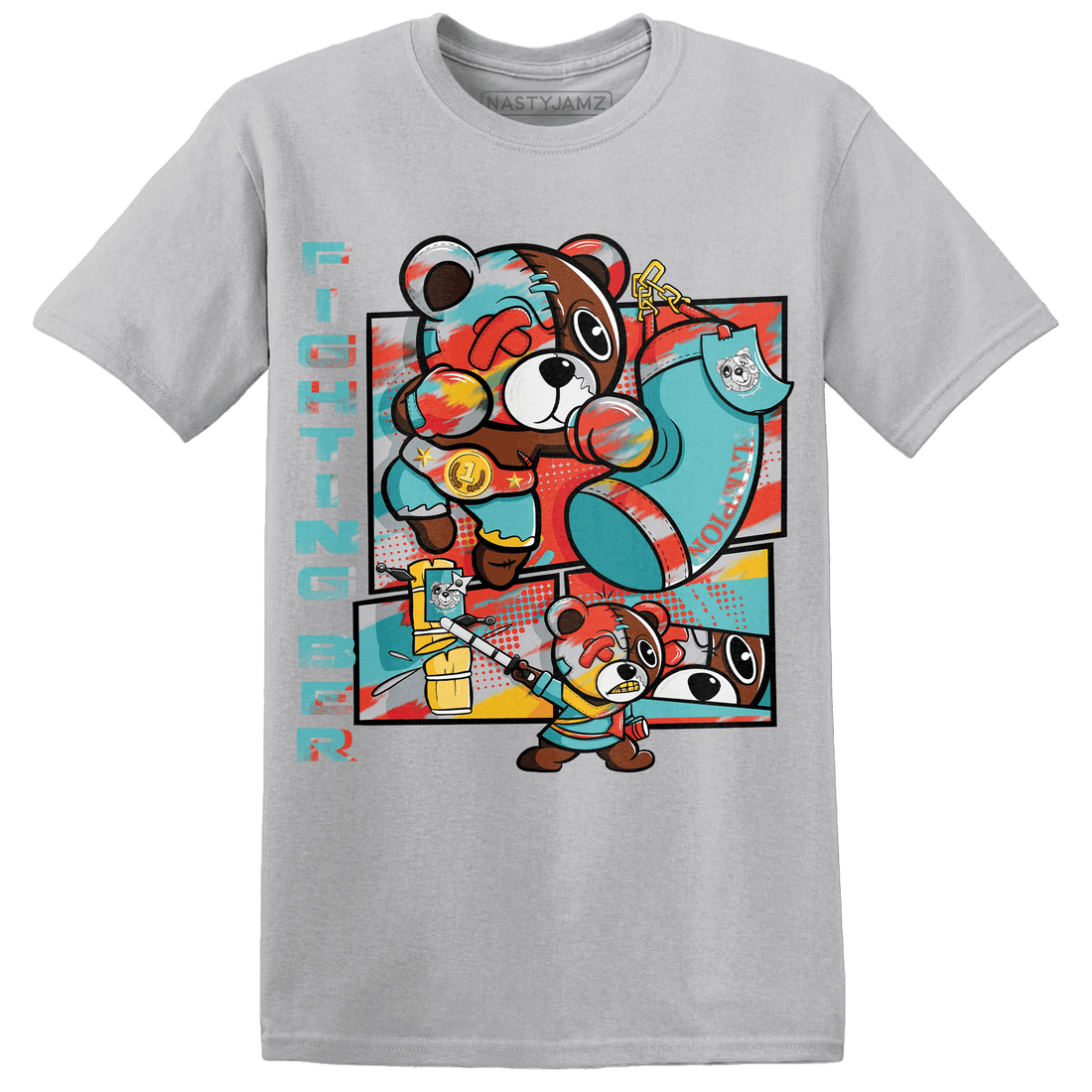 KB 8 Protro Venice Beach T Shirt Match BER Fighting Boxing - NastyJamz