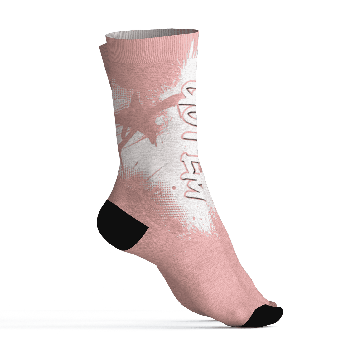 Low Legend Pink 11s Socks Match BER GOTEM 3D All-Over Print - NastyJamz
