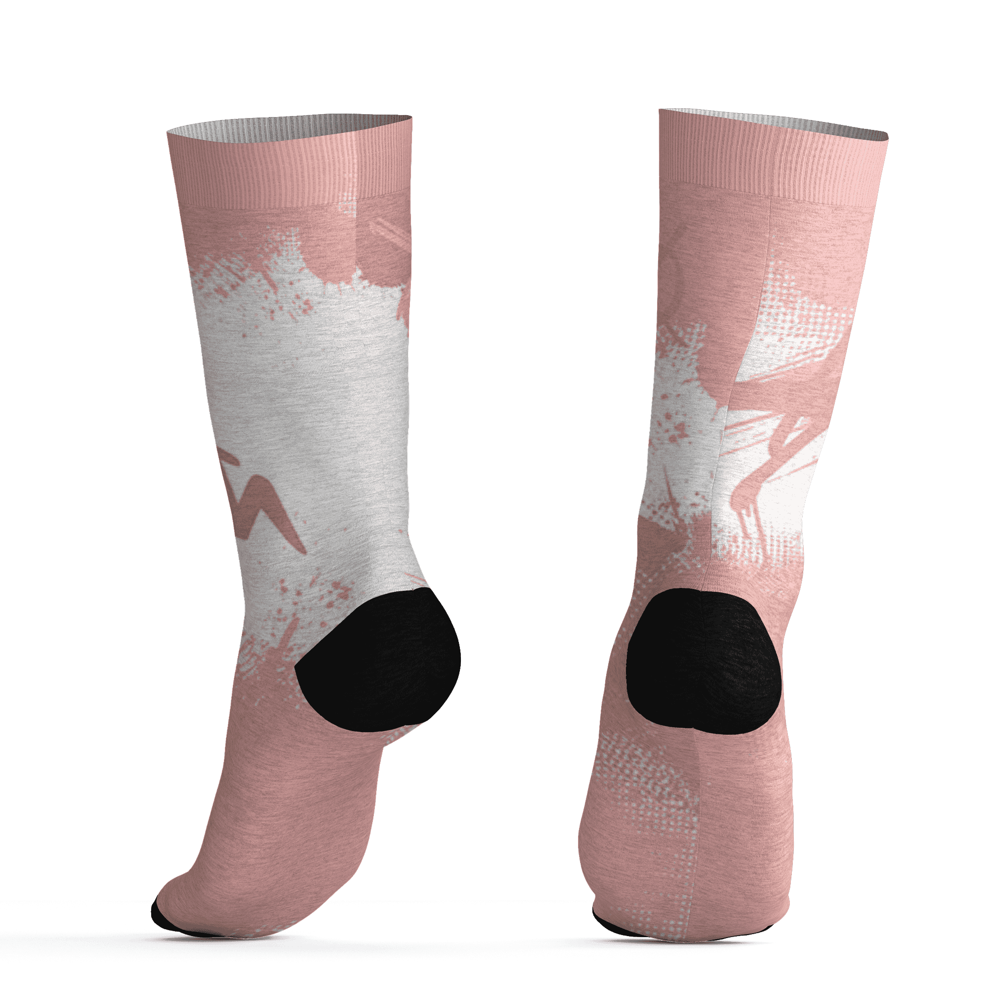 Low Legend Pink 11s Socks Match BER GOTEM 3D All-Over Print - NastyJamz