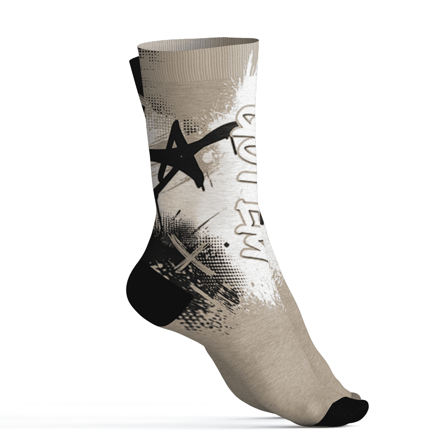 Latte 1s Socks Match BER GOTEM 3D All-Over Print - NastyJamz