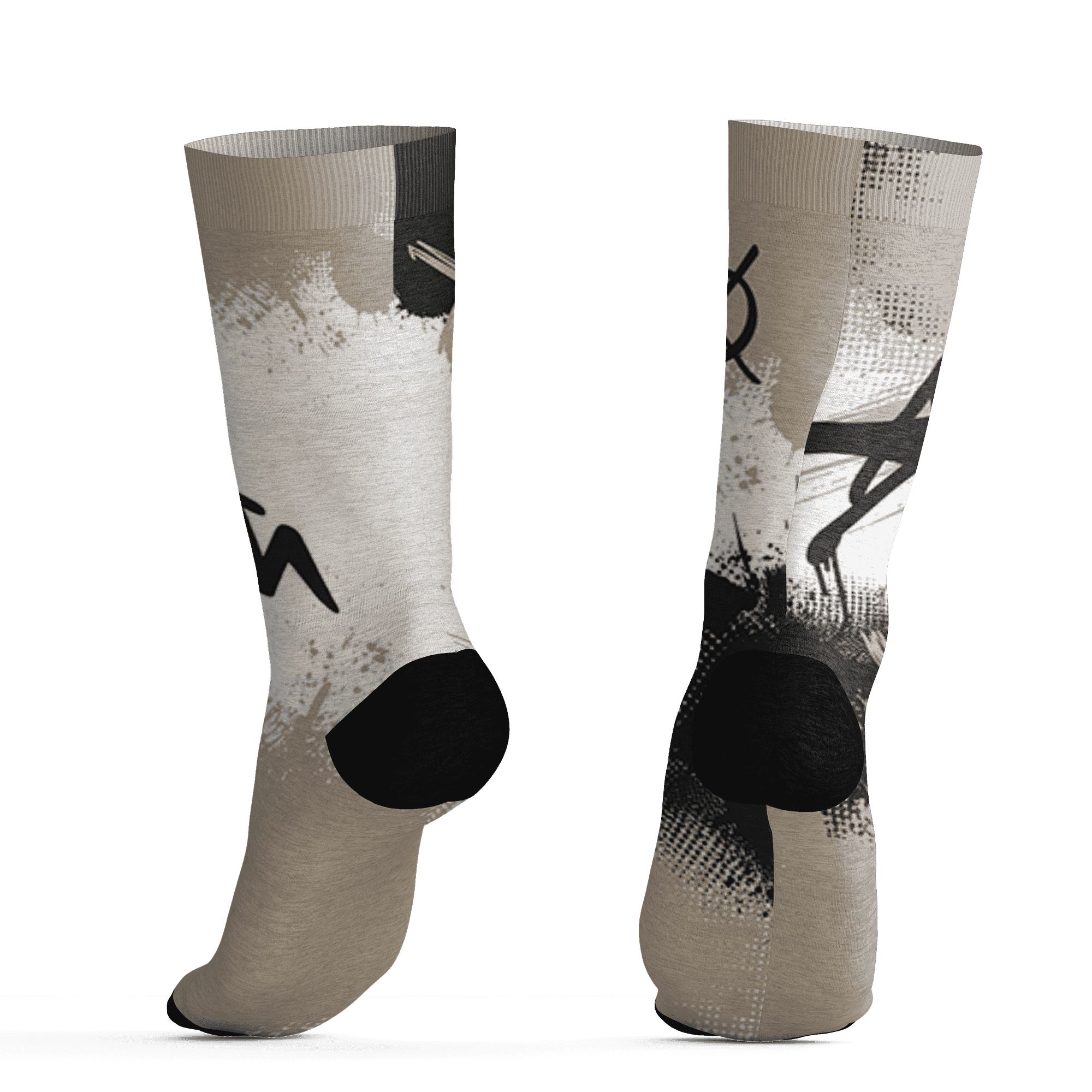 Latte 1s Socks Match BER GOTEM 3D All-Over Print - NastyJamz