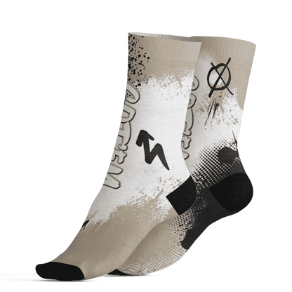 Latte 1s Socks Match BER GOTEM 3D All-Over Print - NastyJamz