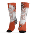 Georgia Peach 3s Socks Match BER GOTEM 3D All-Over Print - NastyJamz