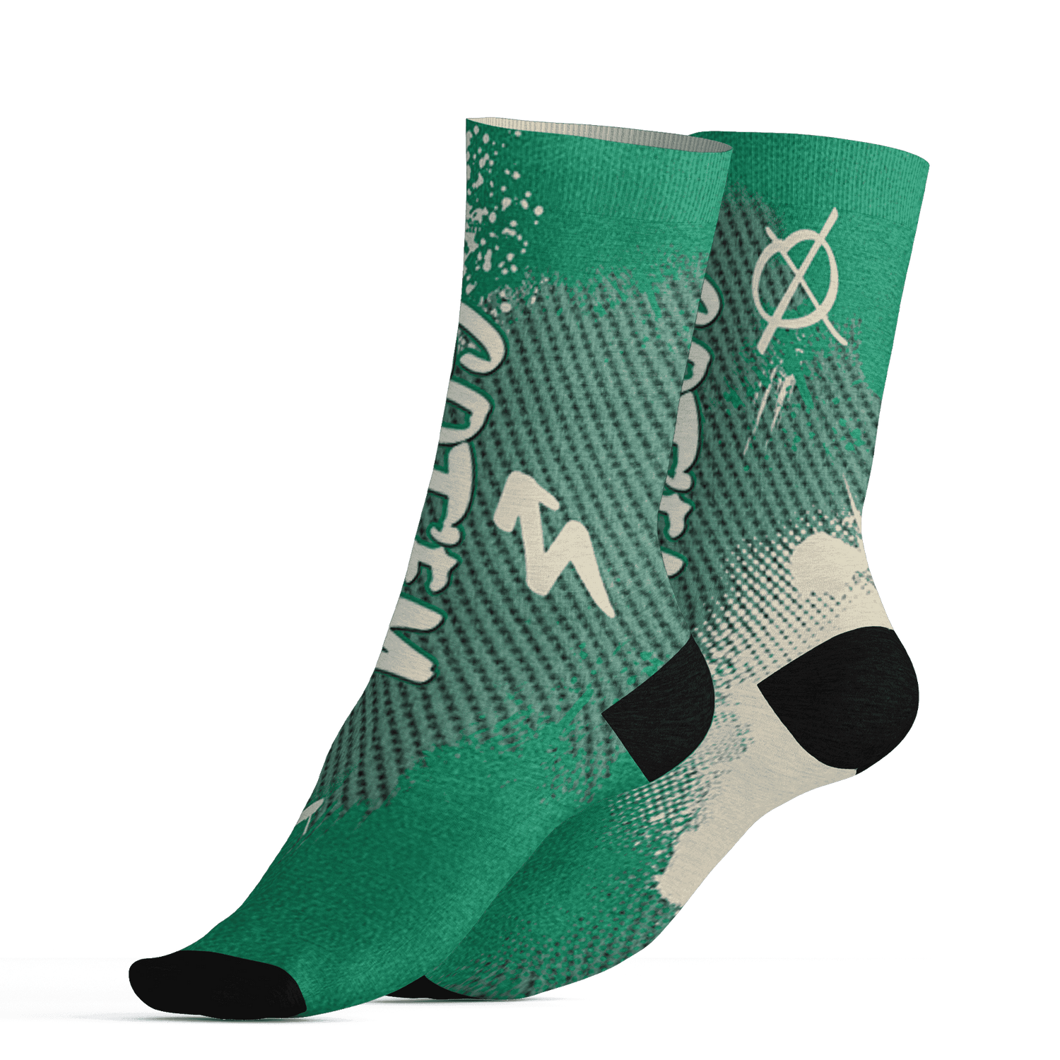 Nina CN Abney 3s Socks Match BER GOTEM 3D All-Over Print - NastyJamz