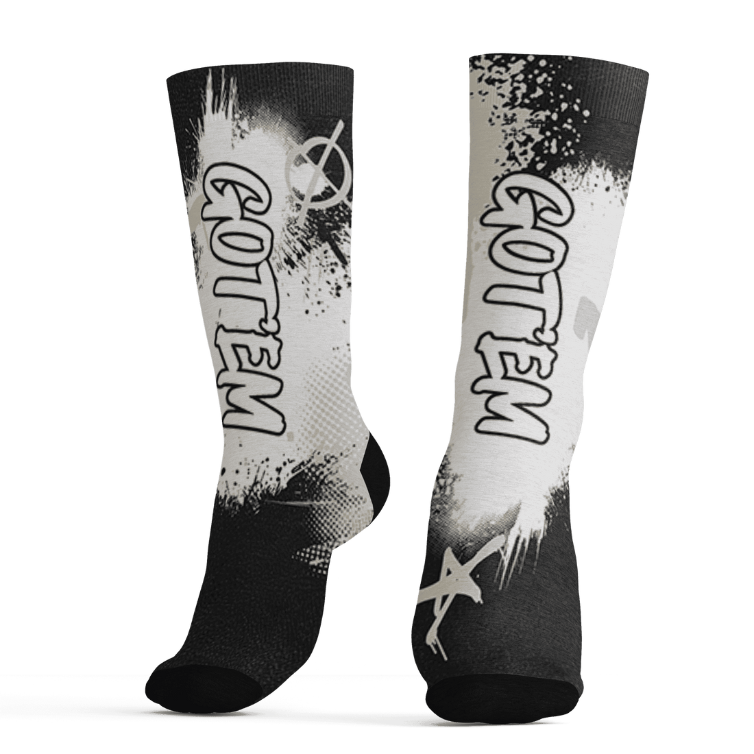 Quaiii 54 3s Socks Match BER GOTEM 3D All-Over Print - NastyJamz