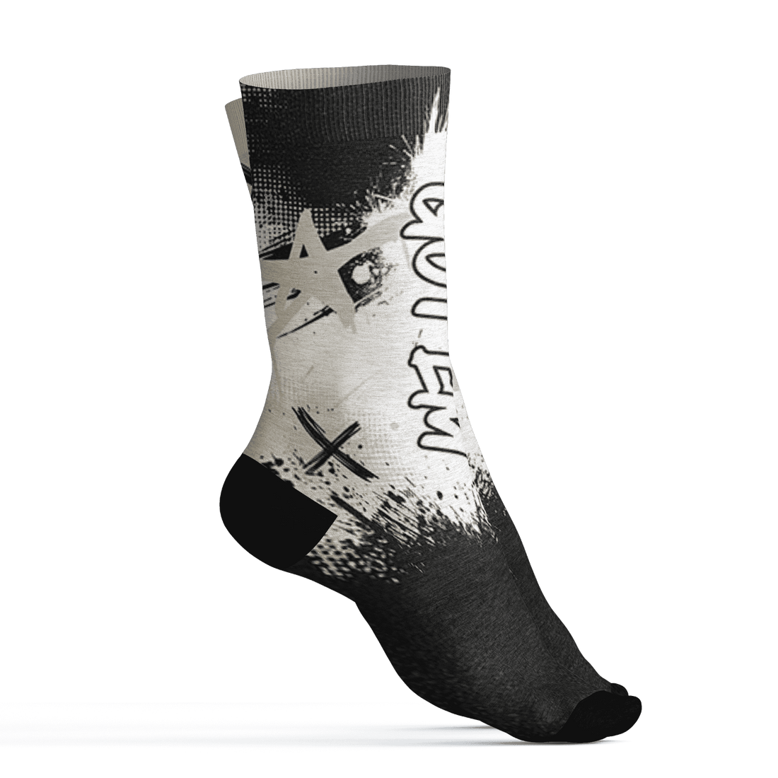 Quaiii 54 3s Socks Match BER GOTEM 3D All-Over Print - NastyJamz