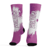 GS Hyper Violet 4s Socks Match BER GOTEM 3D All-Over Print - NastyJamz