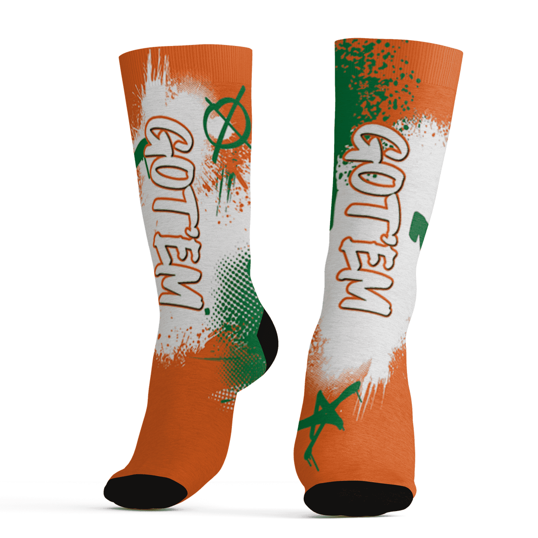 AJ 5 MAM Hurricanes Socks Match BER GOTEM 3D All-Over Print - NastyJamz