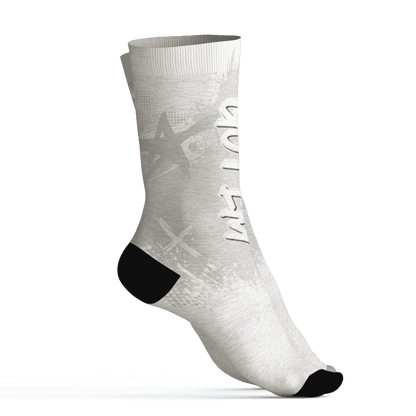 AJ 5 SE Sail Socks Match BER GOTEM 3D All-Over Print - NastyJamz