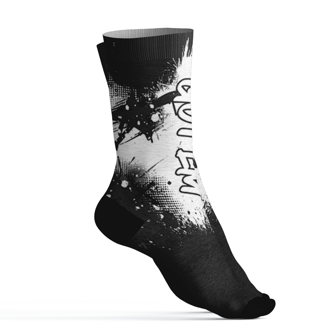 AJ 6 Reverse Oreo Socks Match BER GOTEM 3D All-Over Print - NastyJamz