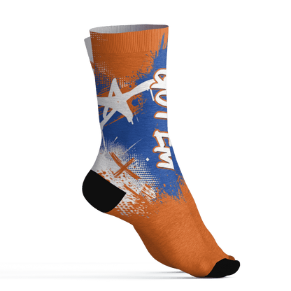 Dunk Low Knicks Socks Match BER GOTEM 3D All-Over Print - NastyJamz