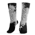 Retro High OG Black White 1s Socks Match BER GOTEM 3D All-Over Print - NastyJamz