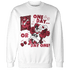 High 85 Metallic Burgundy 1s Sweatshirt Match BER Gymmer - NastyJamz