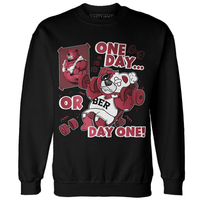 High 85 Metallic Burgundy 1s Sweatshirt Match BER Gymmer - NastyJamz