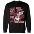 High 85 Metallic Burgundy 1s Sweatshirt Match BER Gymmer - NastyJamz