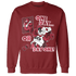High 85 Metallic Burgundy 1s Sweatshirt Match BER Gymmer - NastyJamz