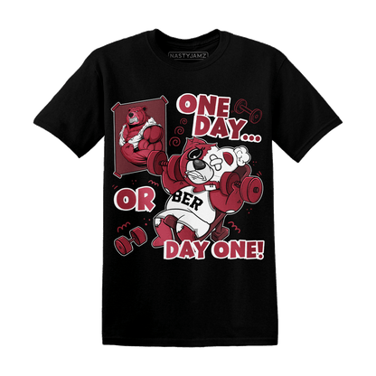 High 85 Metallic Burgundy 1s T Shirt Match BER Gymmer - NastyJamz