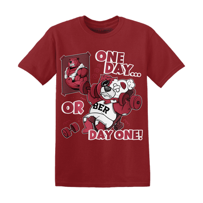 High 85 Metallic Burgundy 1s T Shirt Match BER Gymmer - NastyJamz