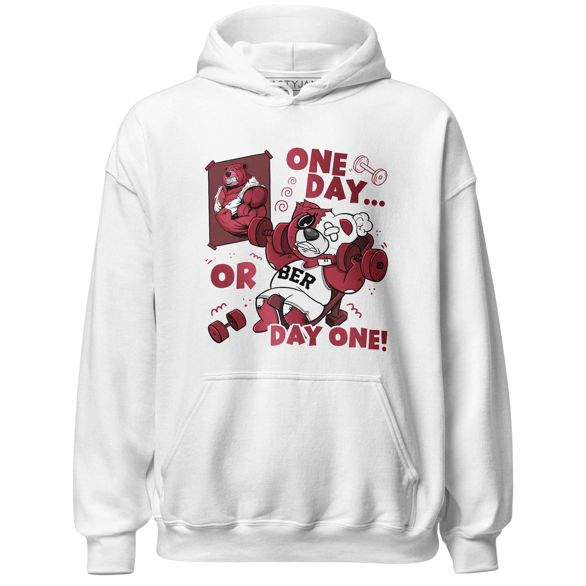 High 85 Metallic Burgundy 1s Hoodie Match BER Gymmer - NastyJamz