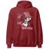 High 85 Metallic Burgundy 1s Hoodie Match BER Gymmer - NastyJamz