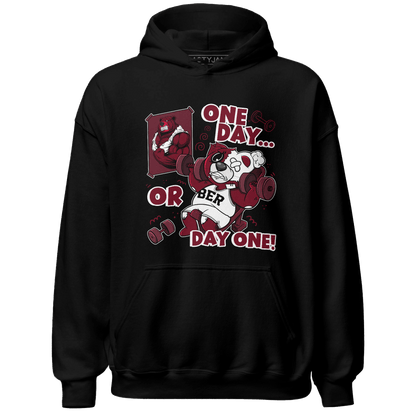 High White Team Red 1s Hoodie Match BER Gymmer - NastyJamz