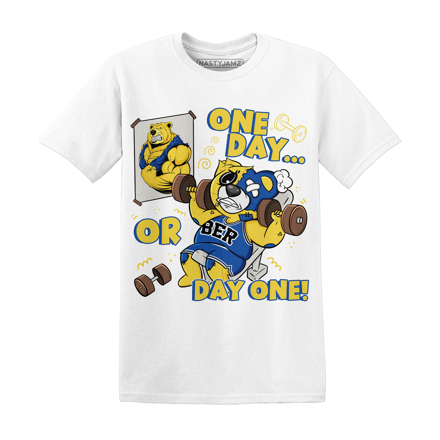Low OG Canary TVSC 1s T Shirt Match BER Gymmer - NastyJamz