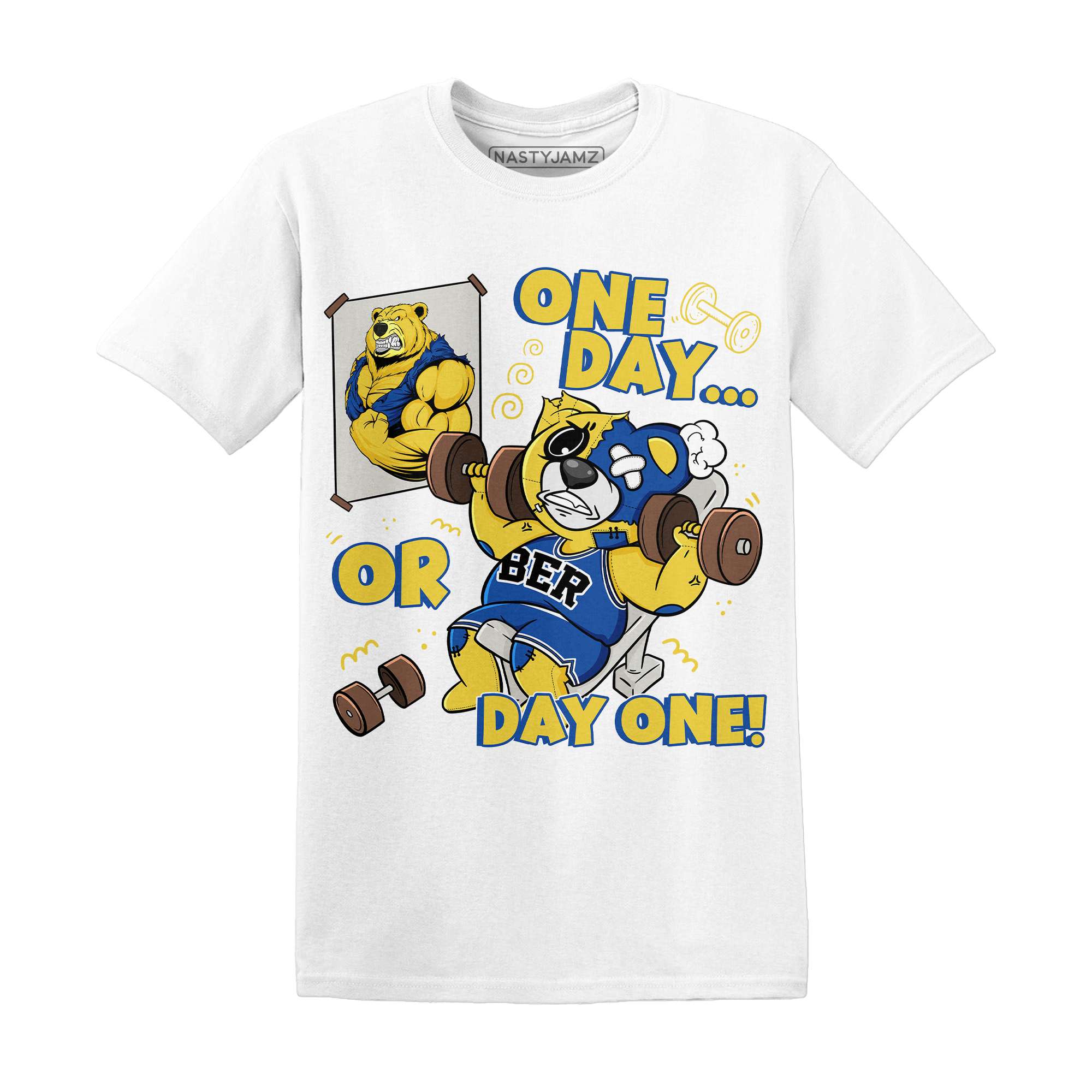 Low OG Canary TVSC 1s T Shirt Match BER Gymmer - NastyJamz