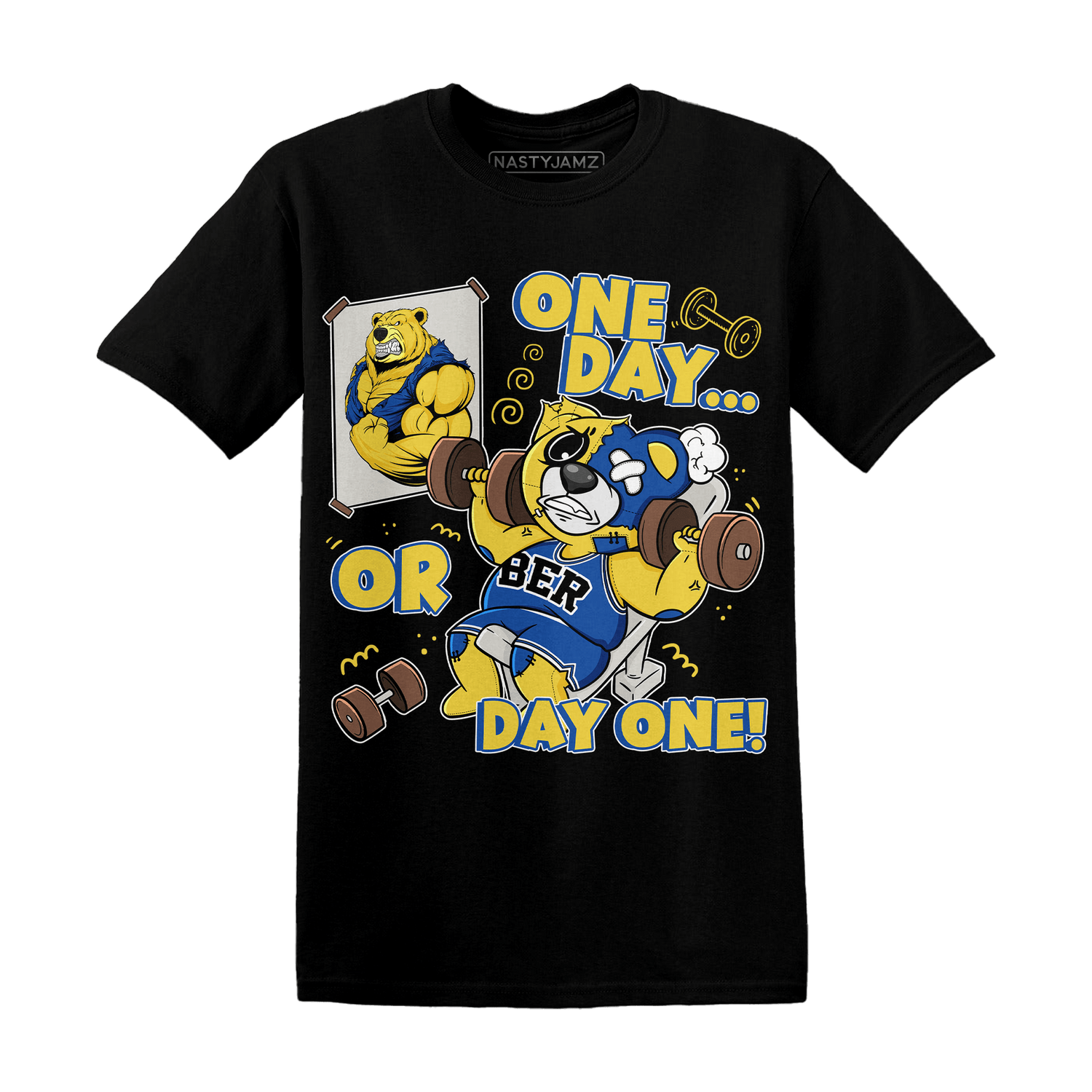 Low OG Canary TVSC 1s T Shirt Match BER Gymmer - NastyJamz