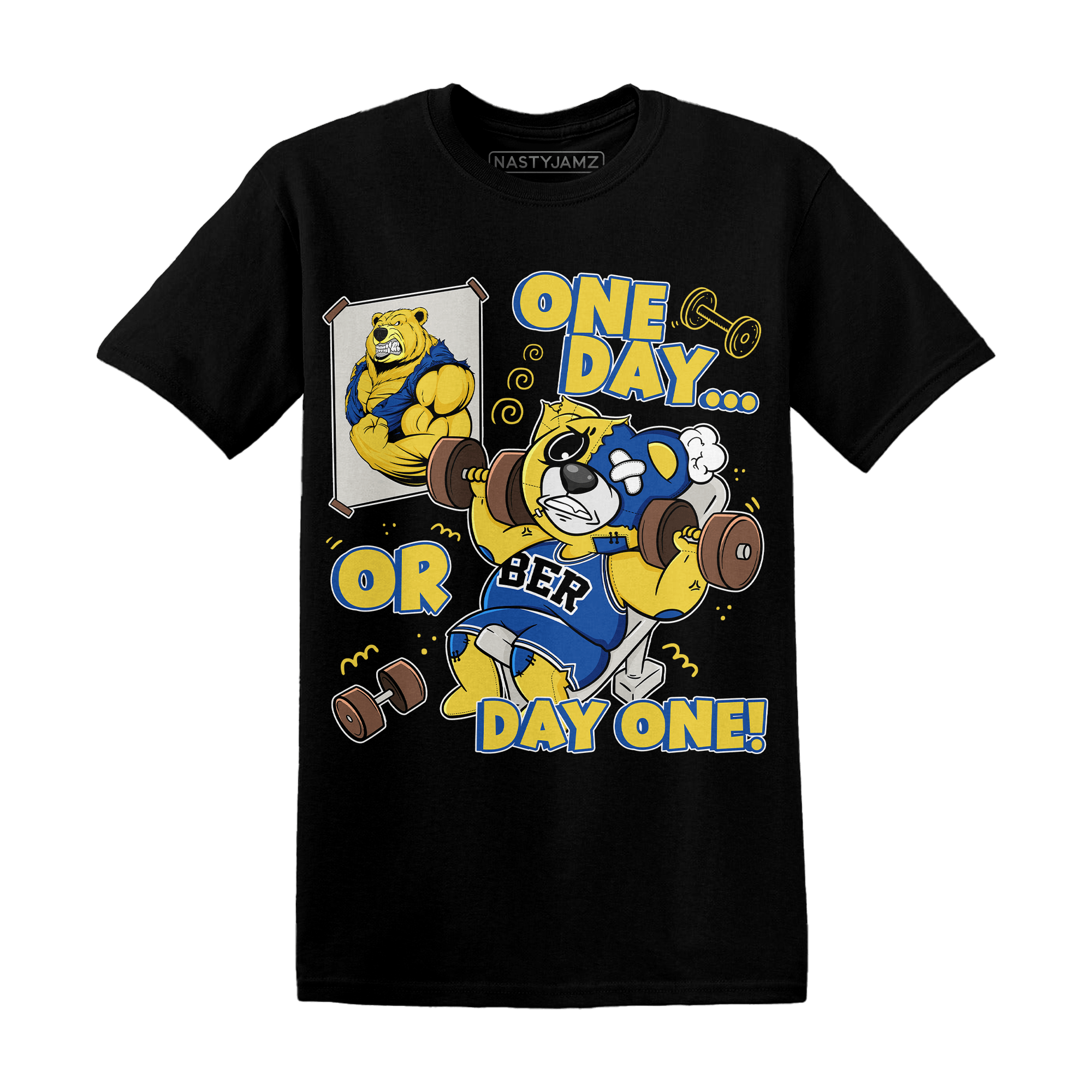 Low OG Canary TVSC 1s T Shirt Match BER Gymmer - NastyJamz
