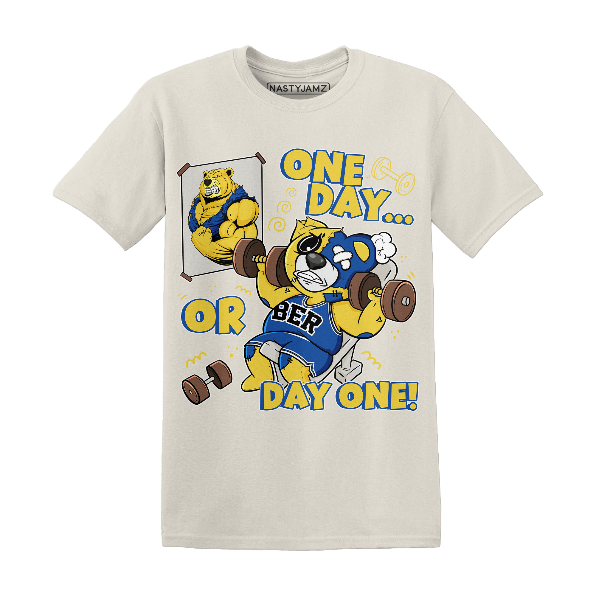 Low OG Canary TVSC 1s T Shirt Match BER Gymmer - NastyJamz