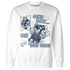 Mid Diffused Blue Grey 1s Sweatshirt Match BER Gymmer - NastyJamz