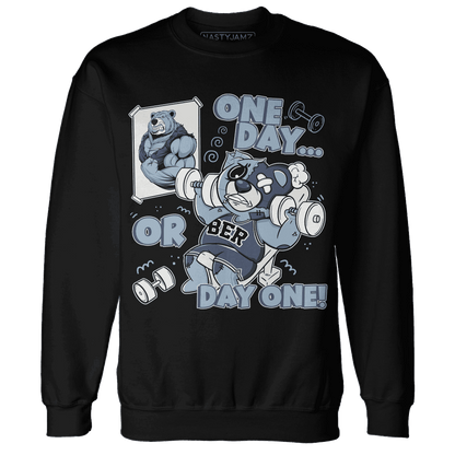 Mid Diffused Blue Grey 1s Sweatshirt Match BER Gymmer - NastyJamz