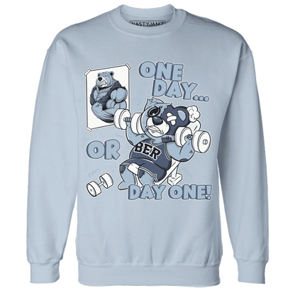 Mid Diffused Blue Grey 1s Sweatshirt Match BER Gymmer - NastyJamz