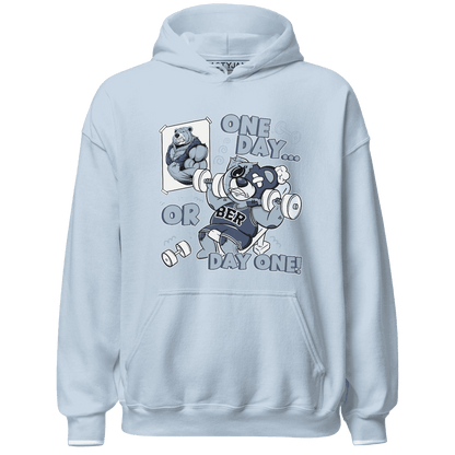 Mid Diffused Blue Grey 1s Hoodie Match BER Gymmer - NastyJamz