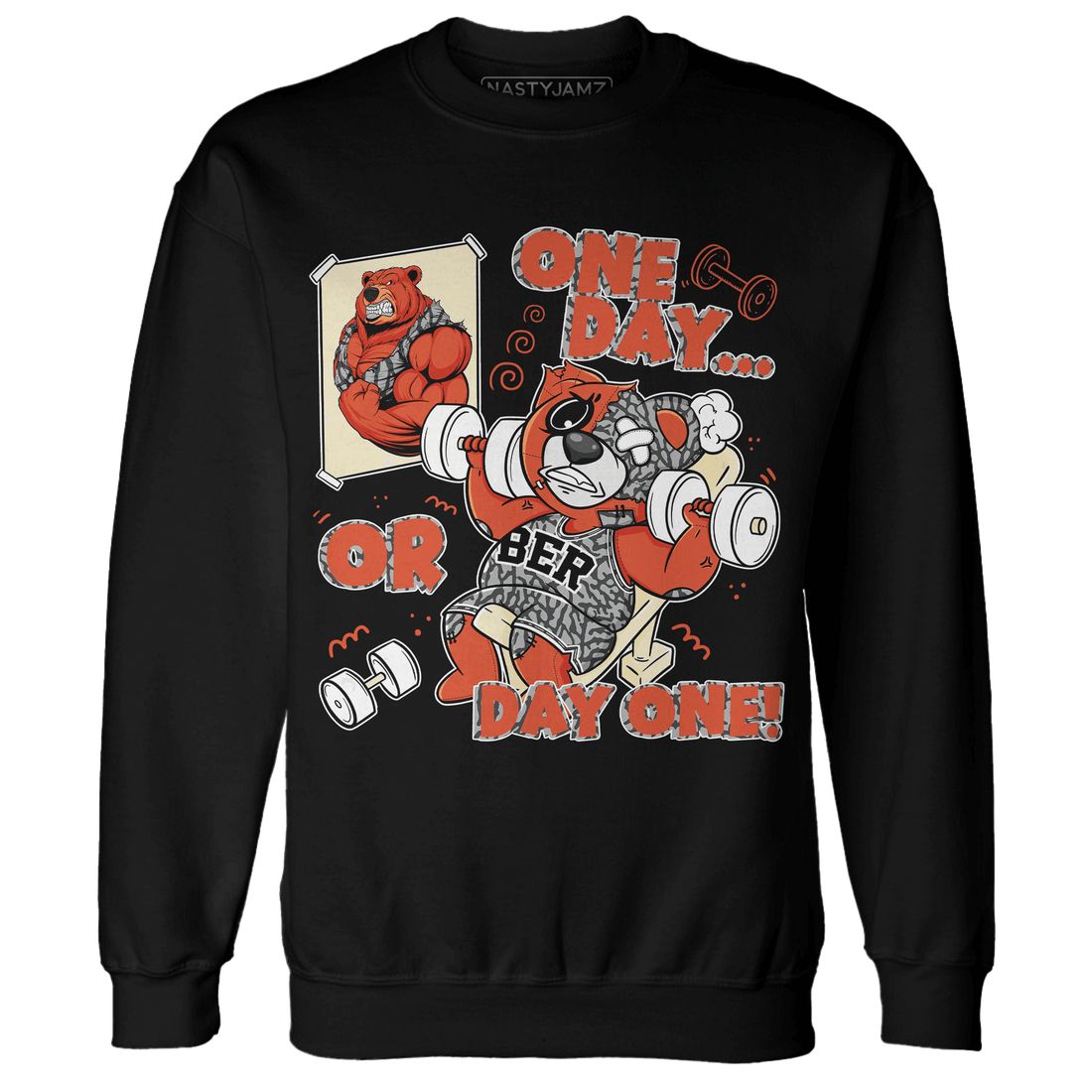 Georgia Peach 3s Sweatshirt Match BER Gymmer - NastyJamz