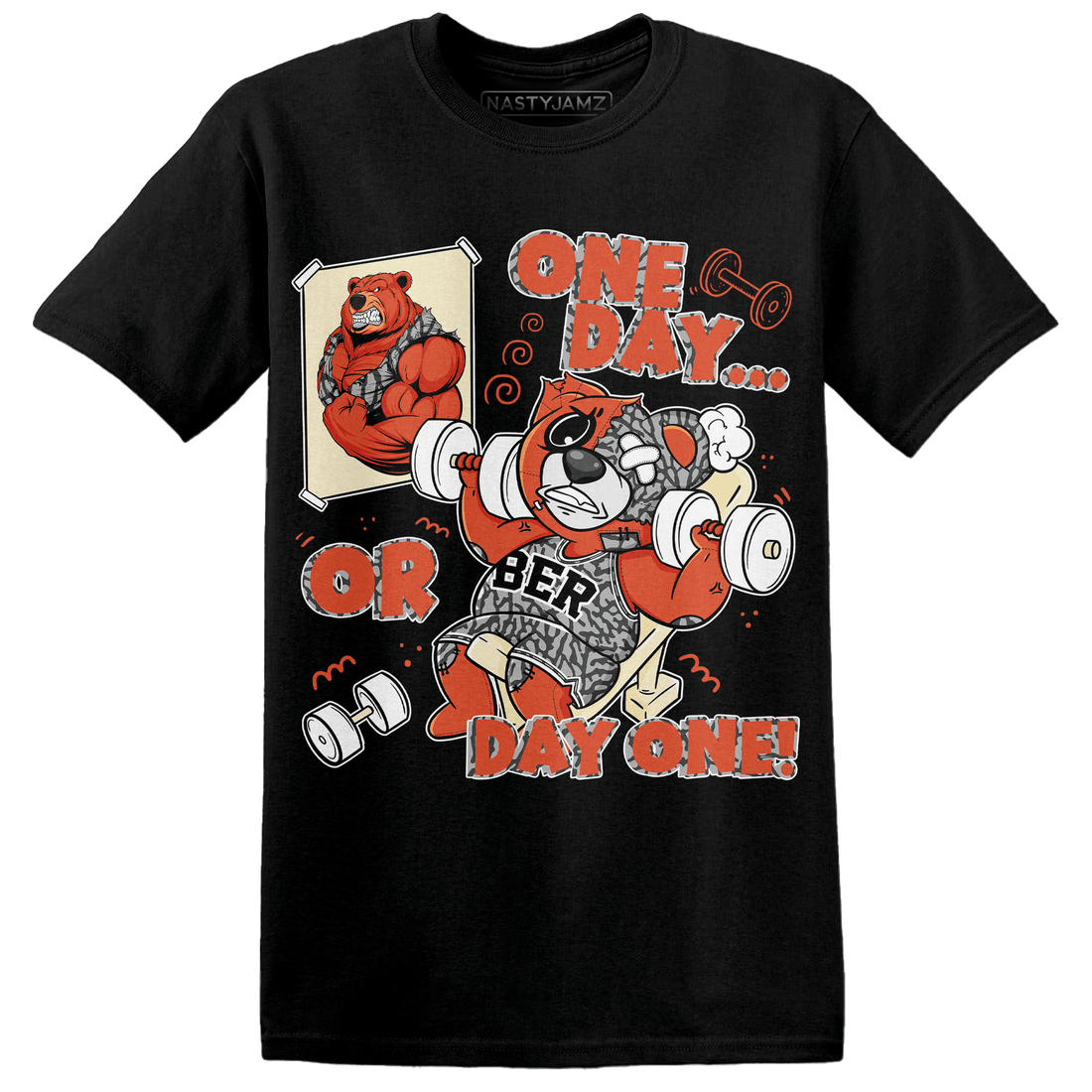 Georgia Peach 3s T Shirt Match BER Gymmer - NastyJamz