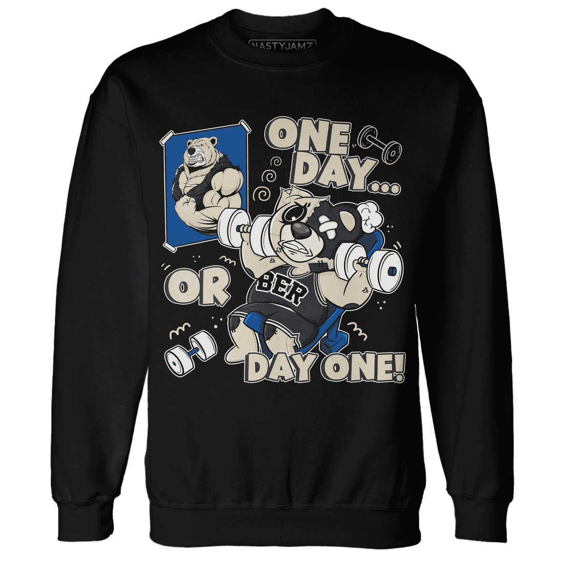 Quaiii 54 3s Sweatshirt Match BER Gymmer - NastyJamz