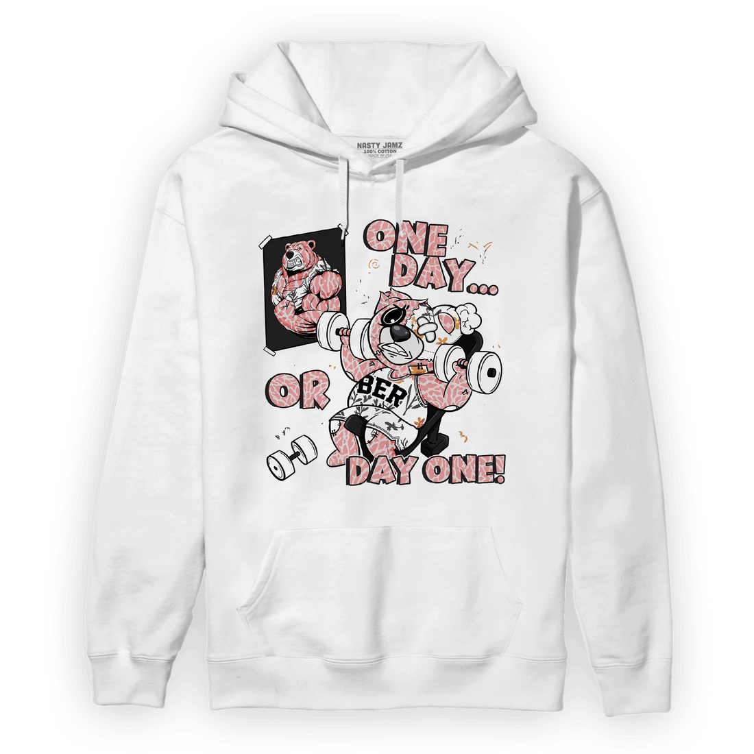 Red Stardust 3s Hoodie Match BER Gymmer - NastyJamz
