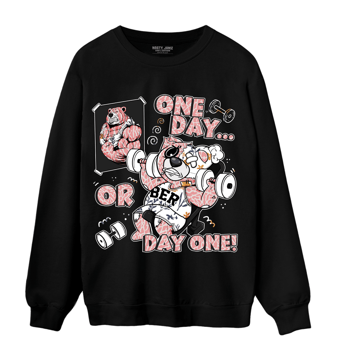 Red Stardust 3s Sweatshirt Match BER Gymmer - NastyJamz