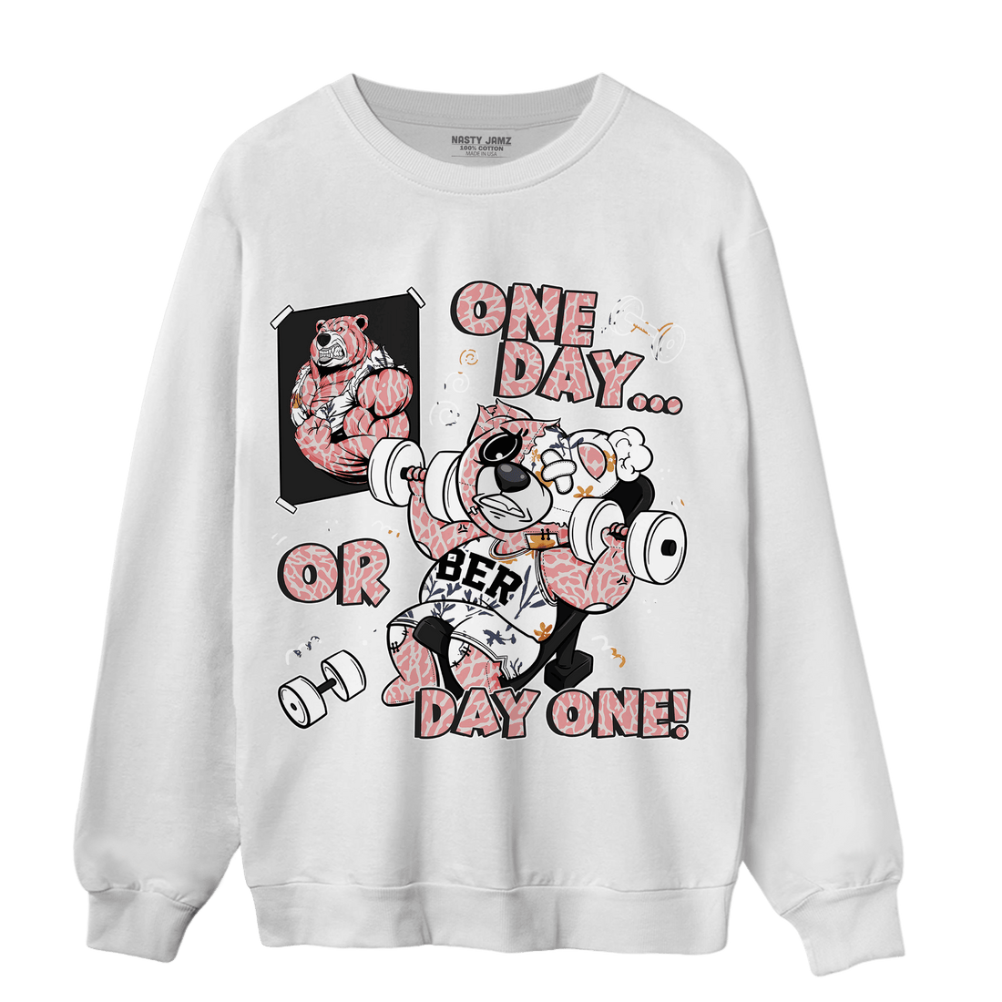 Red Stardust 3s Sweatshirt Match BER Gymmer - NastyJamz