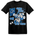 Industrial Blue 4s T Shirt Match BER Gymmer - NastyJamz