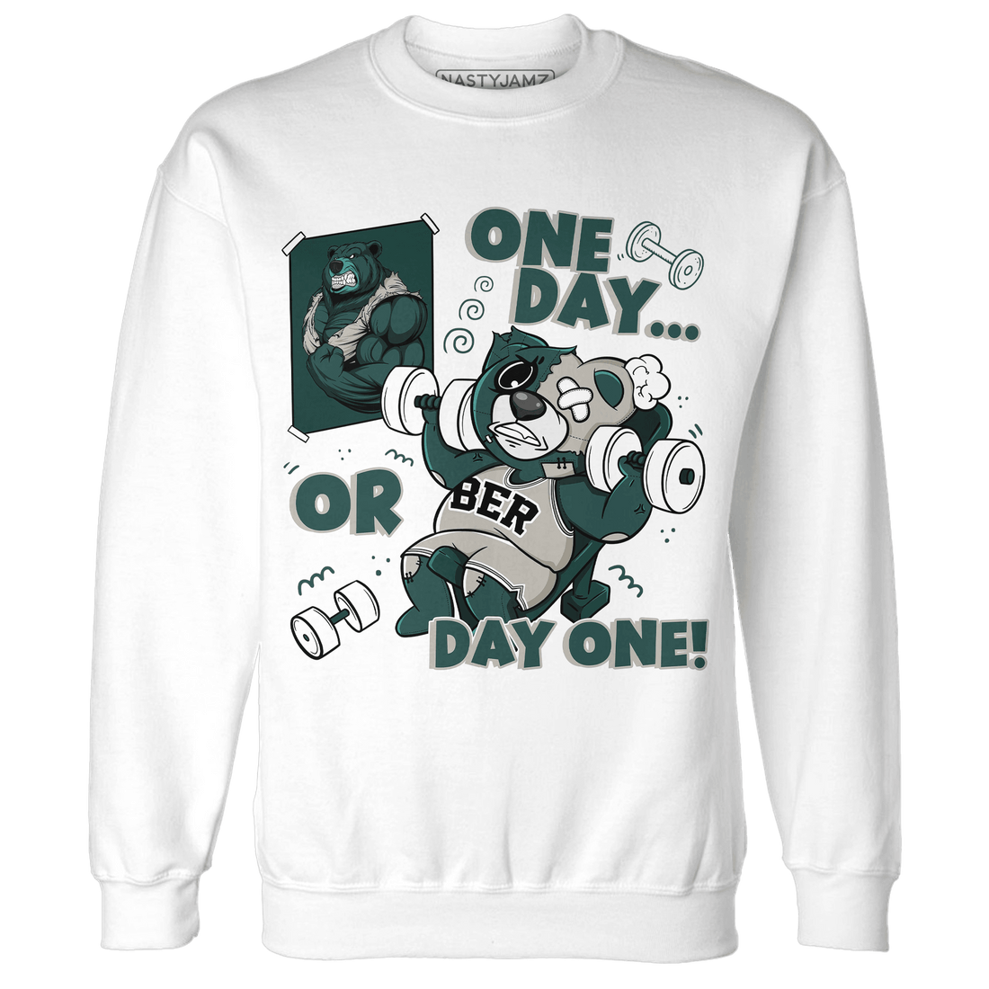 Oxidized Green 4s Sweatshirt Match BER Gymmer - NastyJamz